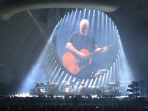 David Gilmour in concert at Hollywood bowl