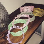 Lace Headbands waiting for a princess