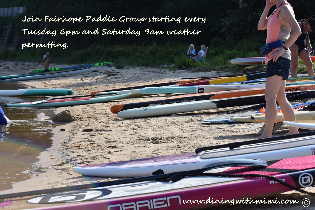 Lots of Boards from race Join Fairhope Paddle Group www.diningwithmimi.com