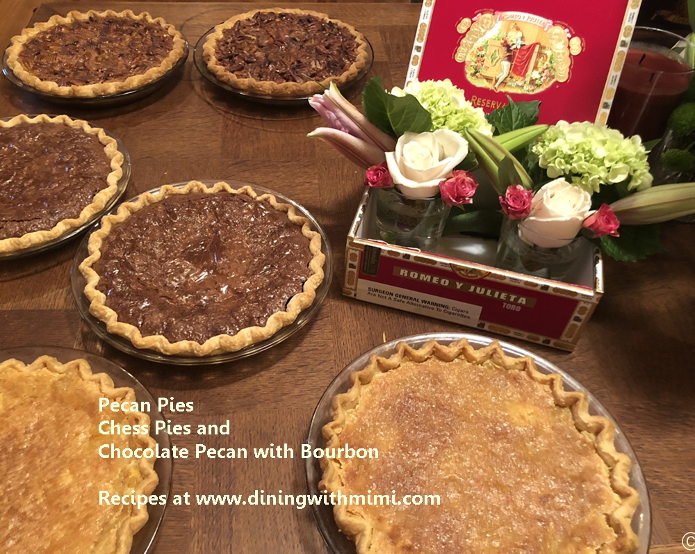 Photo of Southern Pies and Florals in Cigar Box www.diningwithmimi.com