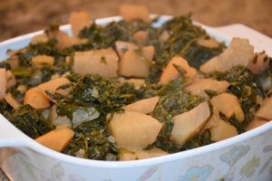 Salubrious Turnip Greens and Roots www.diningwithmimi.com