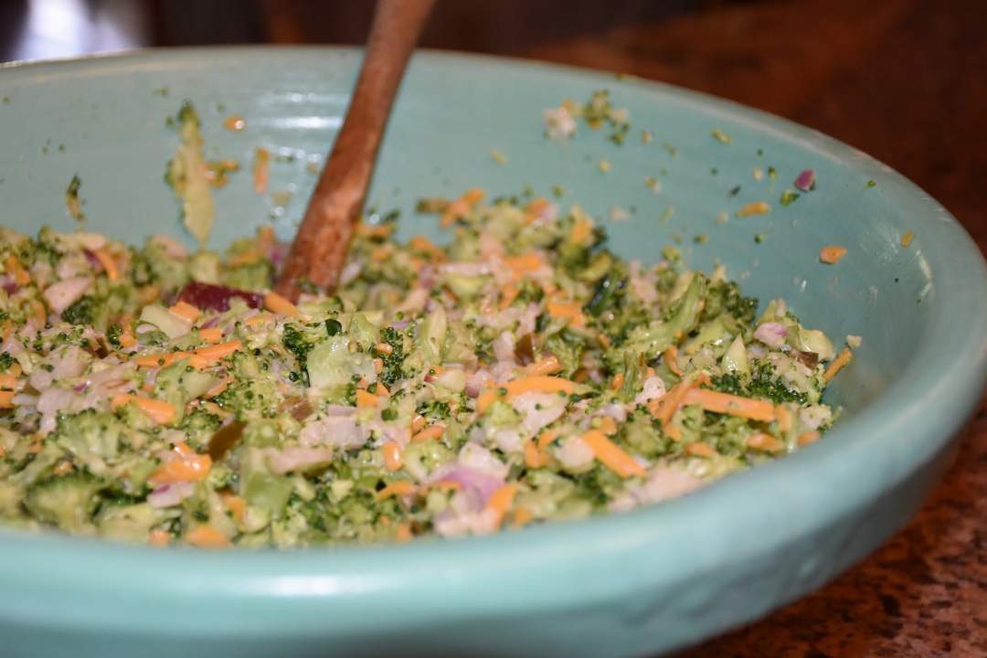 Unprocessed Candied Jalapeno August Pears Broccoli Salad