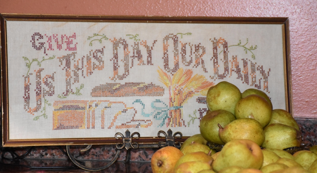 The Lords Prayer for pears www.diningwithmimi.com